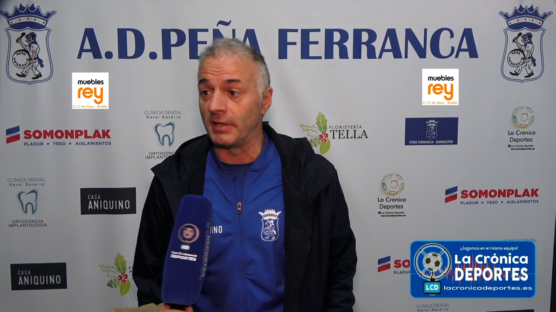 ALBERT MARTÍNEZ (Entrenador Ferranca)  P. Ferranca Tella 1-3 CD Sariñena / Jornada 19 / Preferente - Gr 1