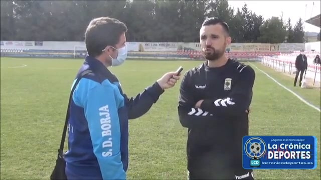 JAVIER GENOVÉS (Entrenador Robres) CD Robres 1-0 SD Borja / J 22 / 3ª División