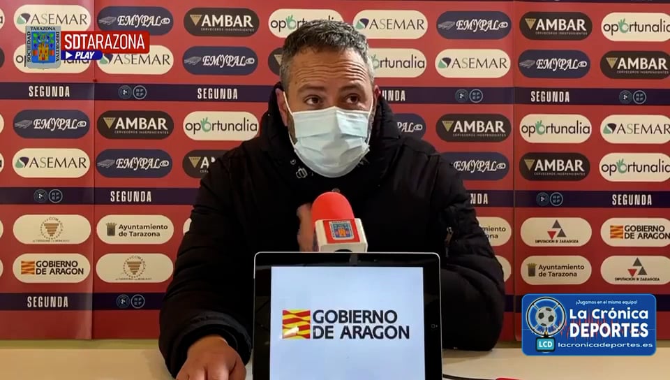 DAVID NAVARRO (Entrenador Tarazona) SD Tarazona 1-0 SD Formentera / J 20 / 2ª RFEF - Grupo 3 / Fuente: Facebook SD Tarazona