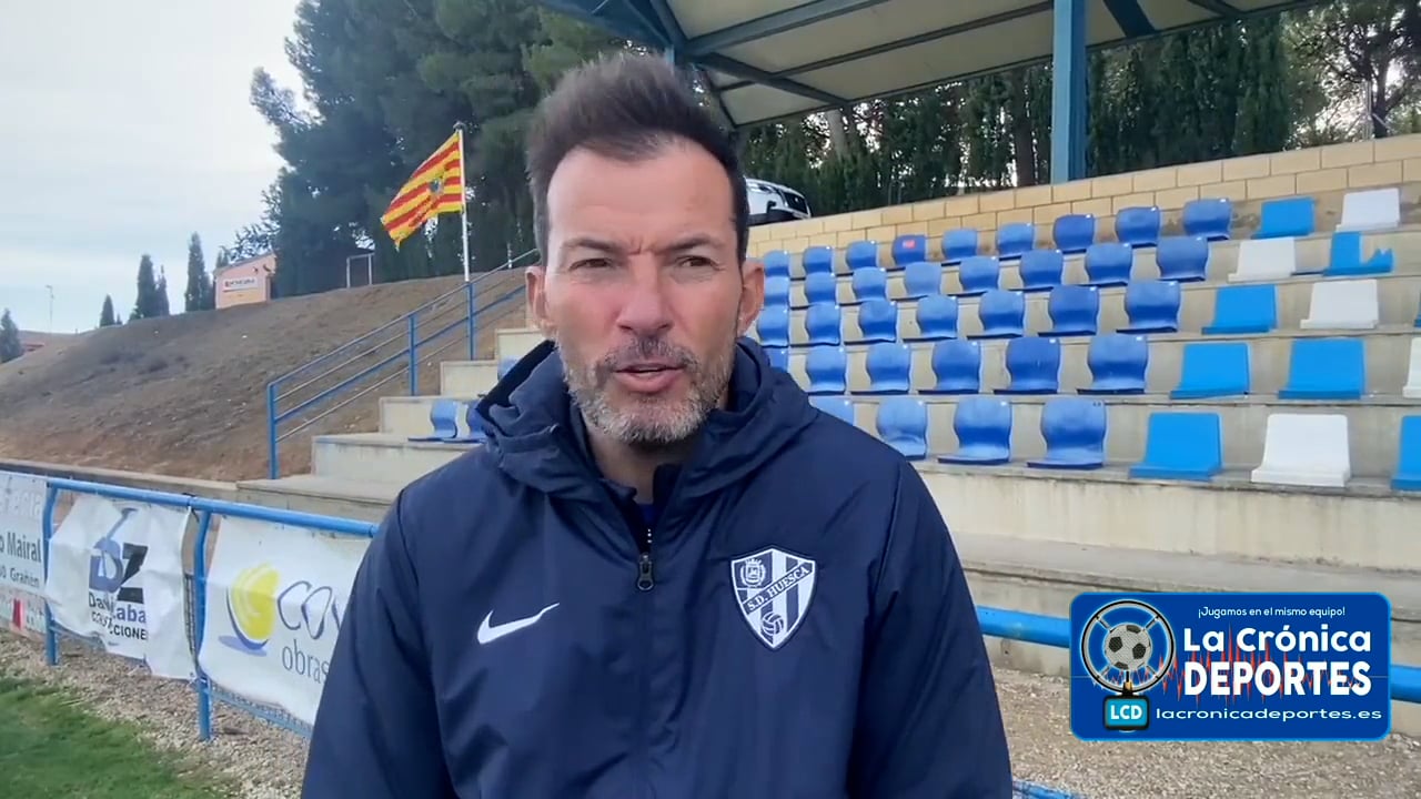 DANI ASO (Entrenador Huesca B) SD Huesca B 2-3 SD Ejea / J 20 / 2ª RFEF - Grupo 3 / Fuente: Twitter SD Huesca B