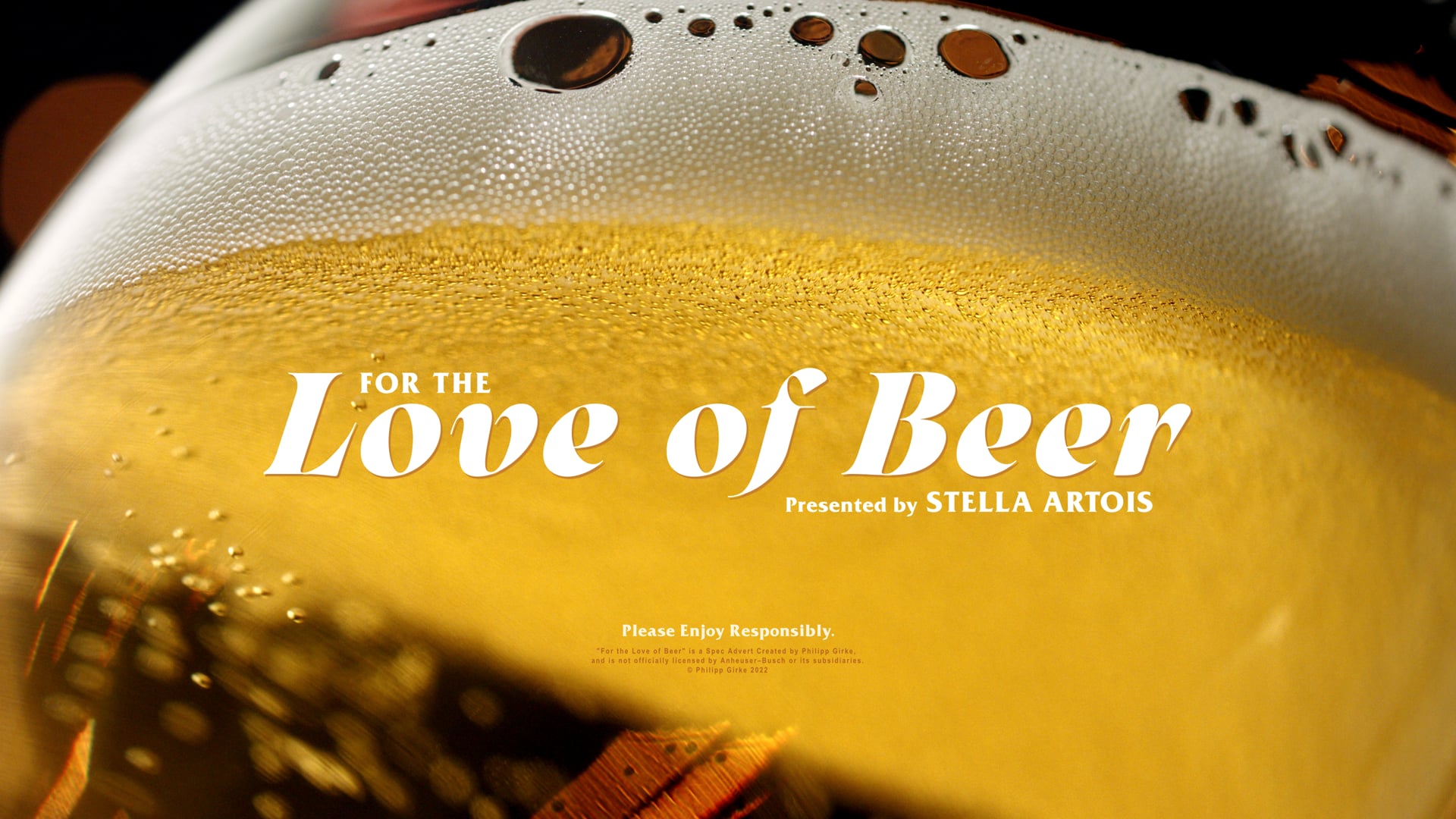 For the Love of Beer - Stella Artois (Spec)
