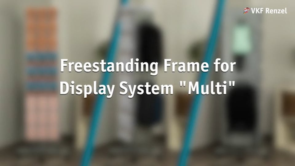 57-0233-1.2.3 Freestanding Frame for Display System Multi EN