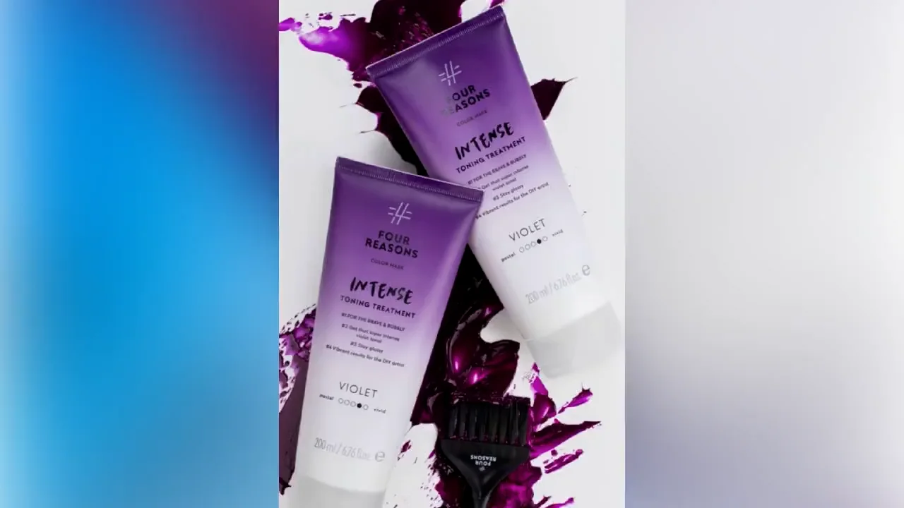 Color Mask Violet Intense - Four Reasons - Vegan, Sustainable Hair