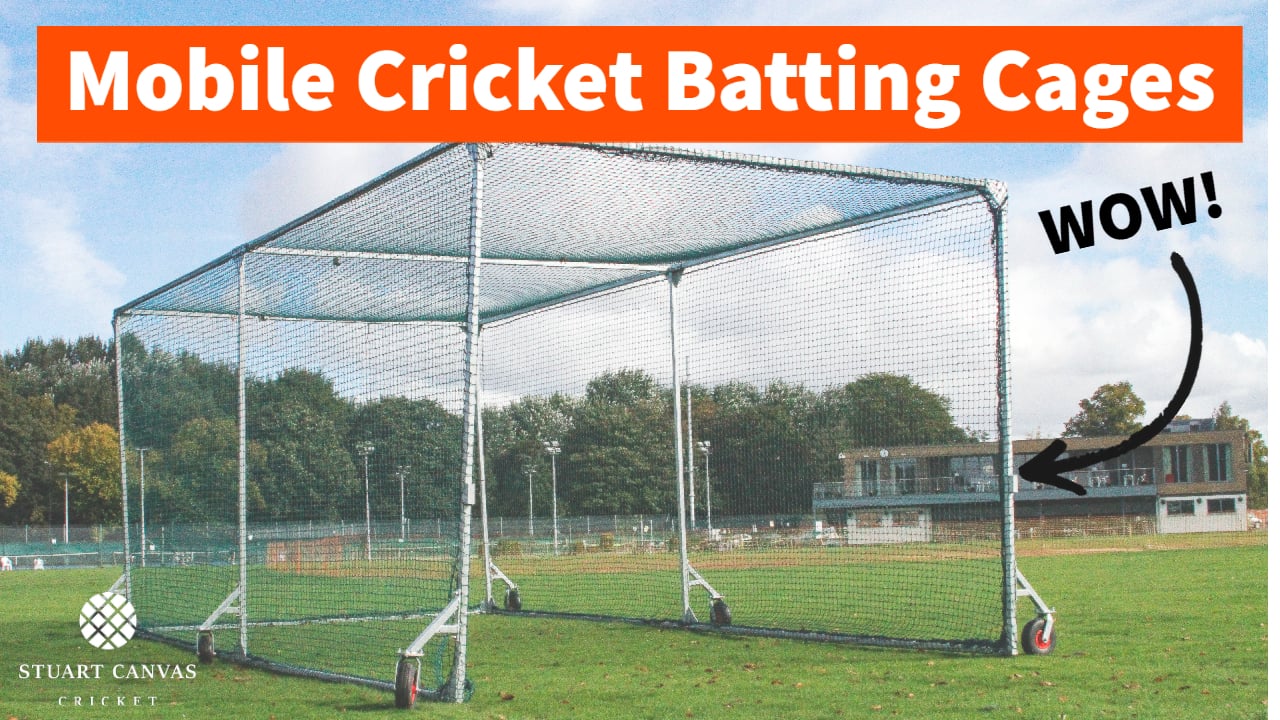 Mobile Cricket Batting Practice Net Cage on Vimeo