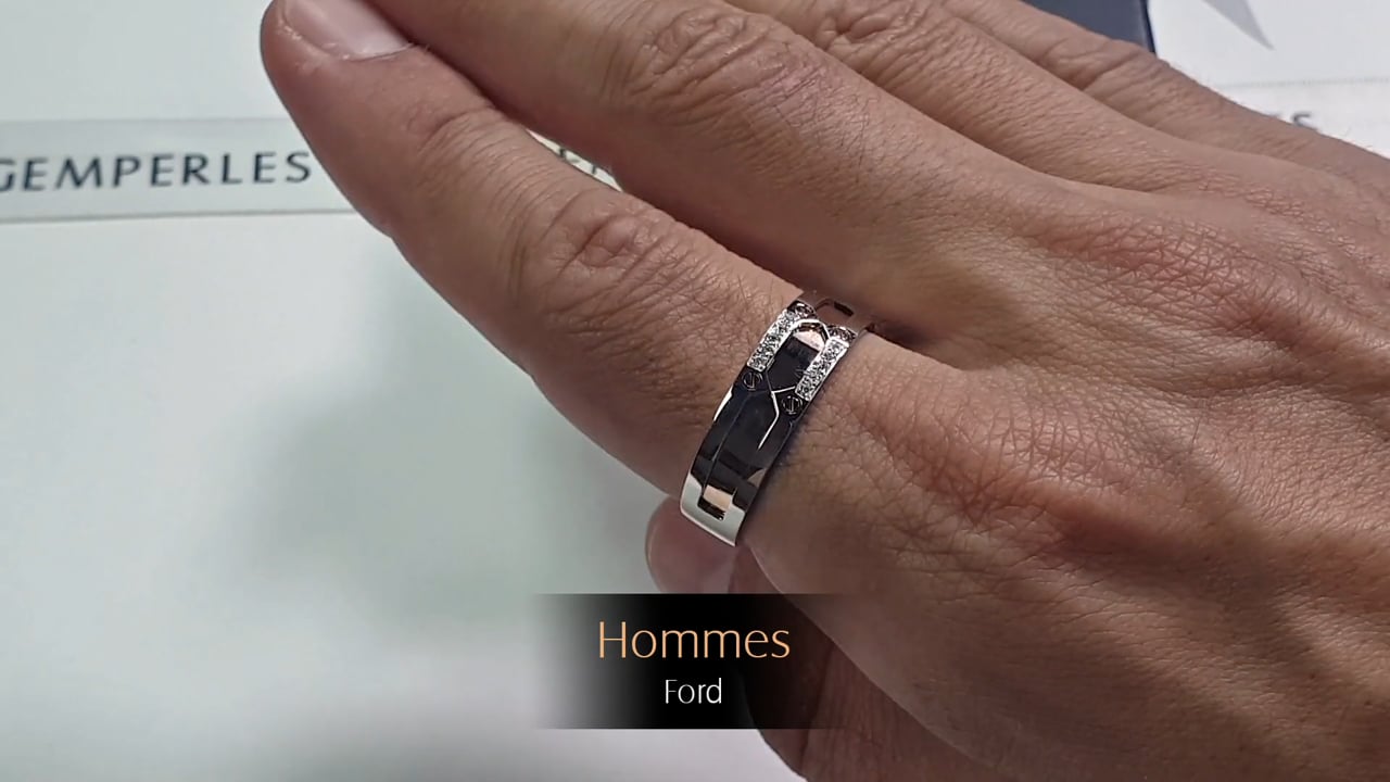 Anello Di Diamanti Dell'eternità / Anello Di Diamanti A Bolle / Anello