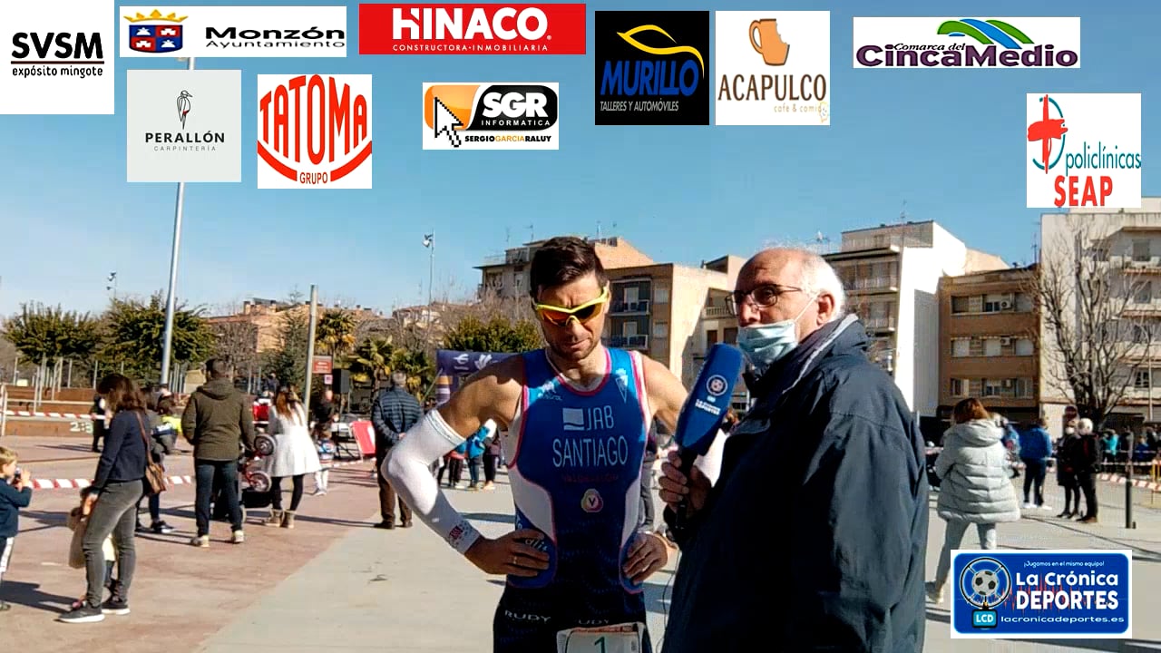 CAMILO SANTIAGO, VENCEDOR DE LA I DUATLON CIUDAD DE MONZÓN