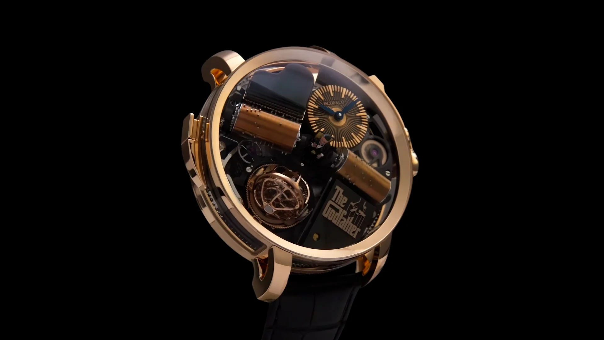 Opera Godfather Musical Watch Rose Gold