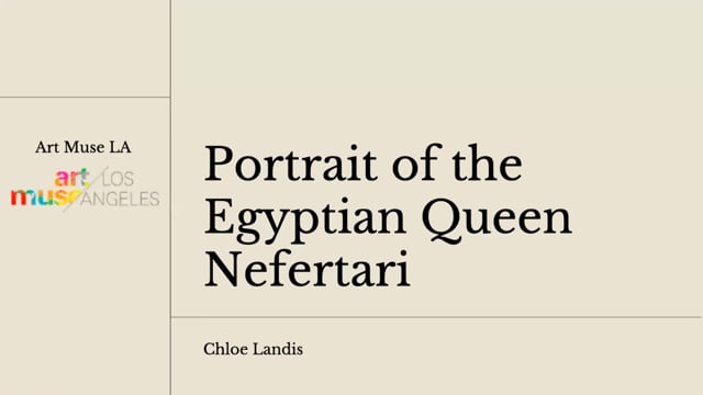 PORTRAITURE | PART II | Portrait of the Egyptian Queen Nefertari