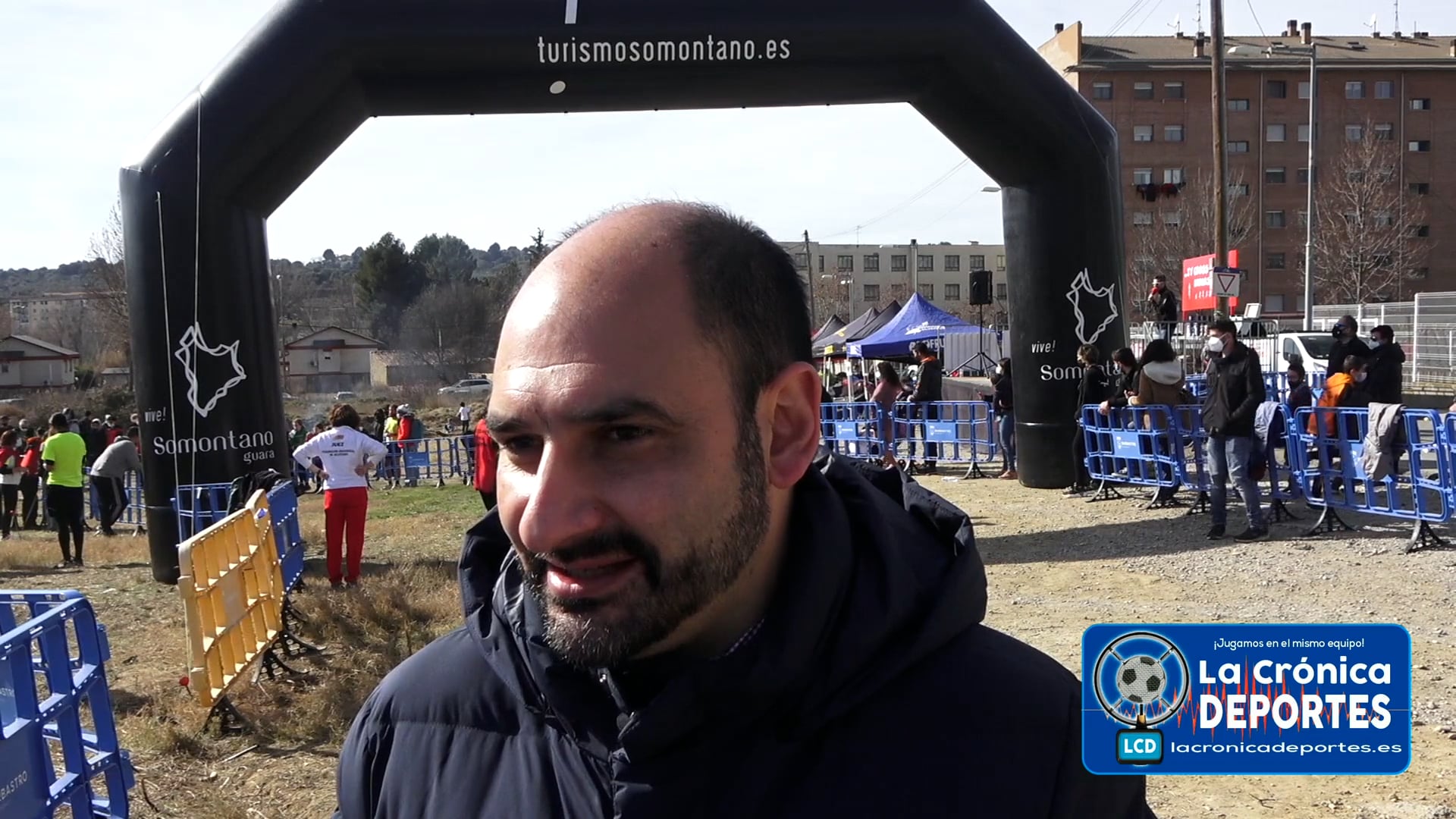FERNANDO TORRES (Alcalde de Barbastro) 4ª Edición Cross Pómez y Campeonato Provincial Escolar