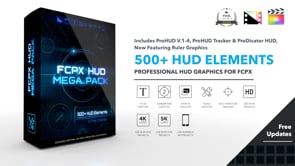 FCPX HUD Mega Pack - Professional HUD/UI Elements for FCPX