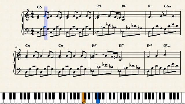 Keith Jarrett - My Song (sheet music transcription)