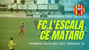Resum FC l'Escala 1 - 1 CE Mataró