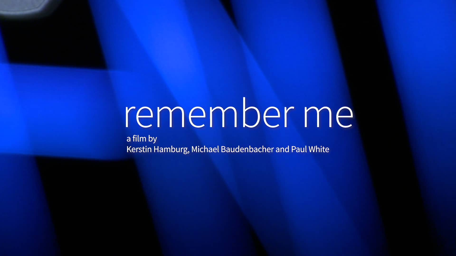 Trailer // remember me (english) on Vimeo