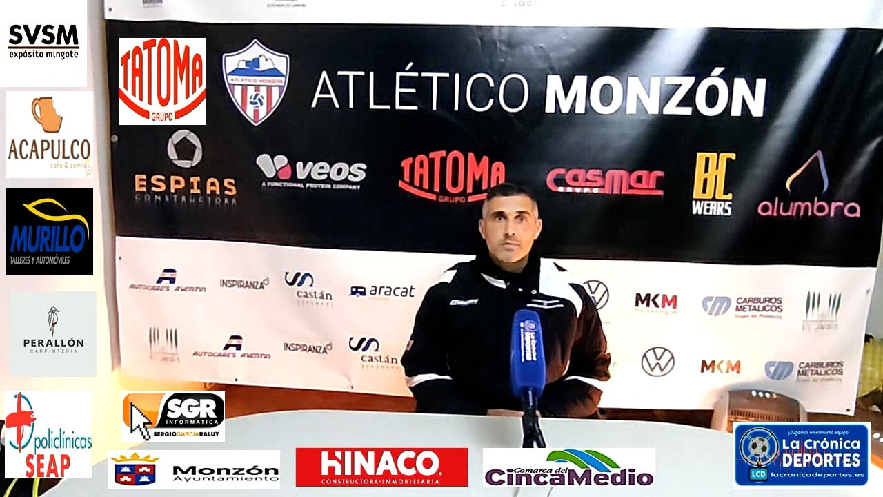 CRISTIAN ABAD (Entrenador Monzón) Belchite 97 1-0 At.Monzón / J 22 / 3ª División