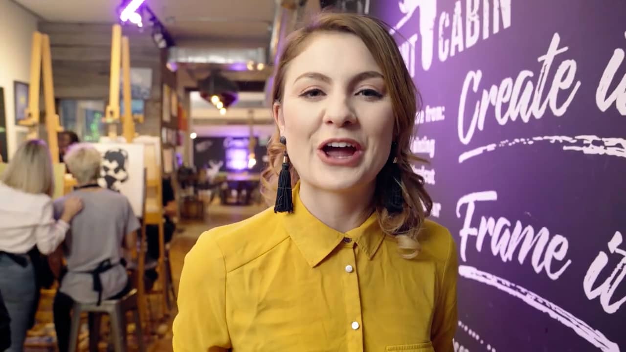 Team Building Activities with Paint Cabin Create! Drink! Repeat! on Vimeo