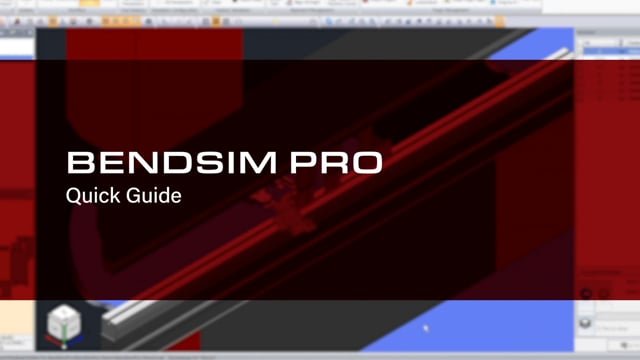 BendSim Pro Software Quick Guide