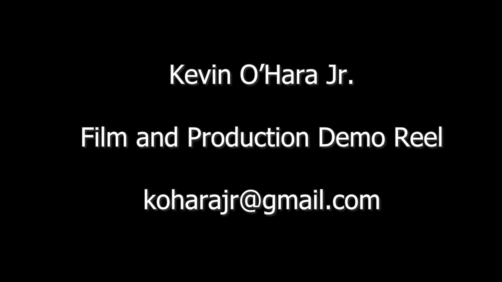 Video Production Reel