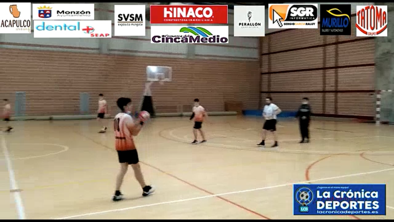 Balonmano  Autonómica Cadete  Grupo C  Gimnasio CDM Monzón-27-23-BM Ejea   Infantil en Huesca  BM Big-Mat Ochoa-12-4-RED Ayerbe