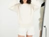 Native Spirit - Eco-friendly ladies’ merino wool round neck jumper (Ivory)