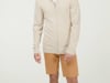 Native Spirit - Eco-friendly men's lyocell full zip hooded jumper (Beige Sand Heather)