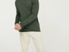 Native Spirit - Eco-friendly men's lyocell round neck jumper (Beige Sand Heather)