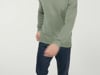 Native Spirit - Eco-friendly men’s washed round neck jumper (Washed Cloudy Grey)