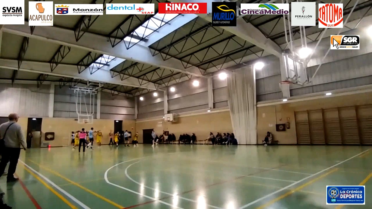 BALONCESTO 1ª Nacional masculina A-2 Fuentes-64-65-Cosehisa Monzón UDZ-65-55-Cosehisa Monzón