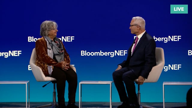 Watch "<h3>Mary Nichols, Co-Chair, Commission On The Future Of Mobility interviewed by Steph Munro, Senior Editor, BloombergNEF</h3>"
