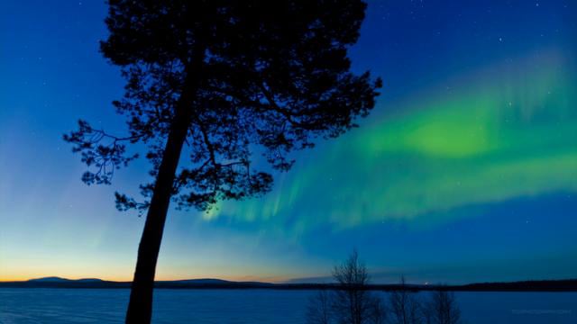 aurora time lapse video