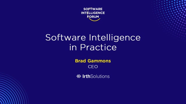 Irth Solutions - Customer Success Story (Brad Gammons - Chief Executive Officer)
