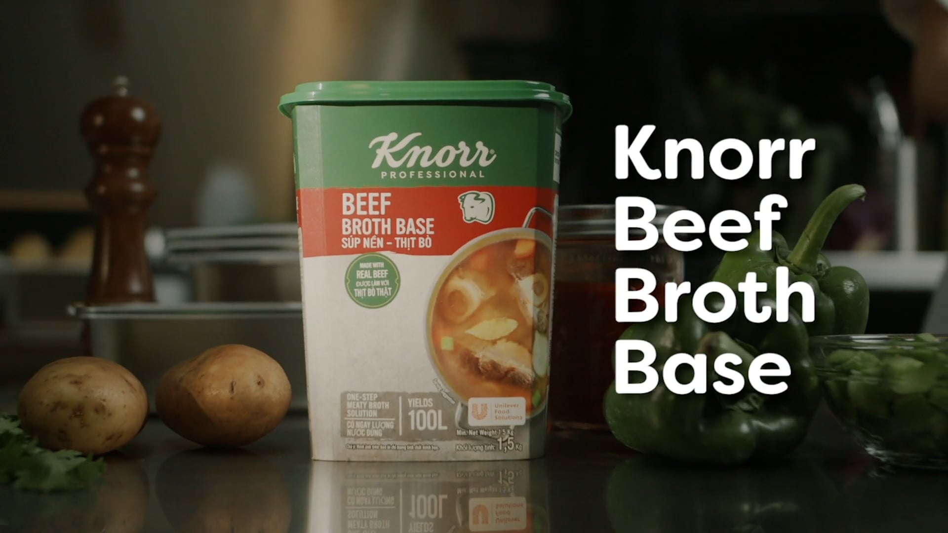 Knorr Professional Knorr Beef Broth Base on Vimeo