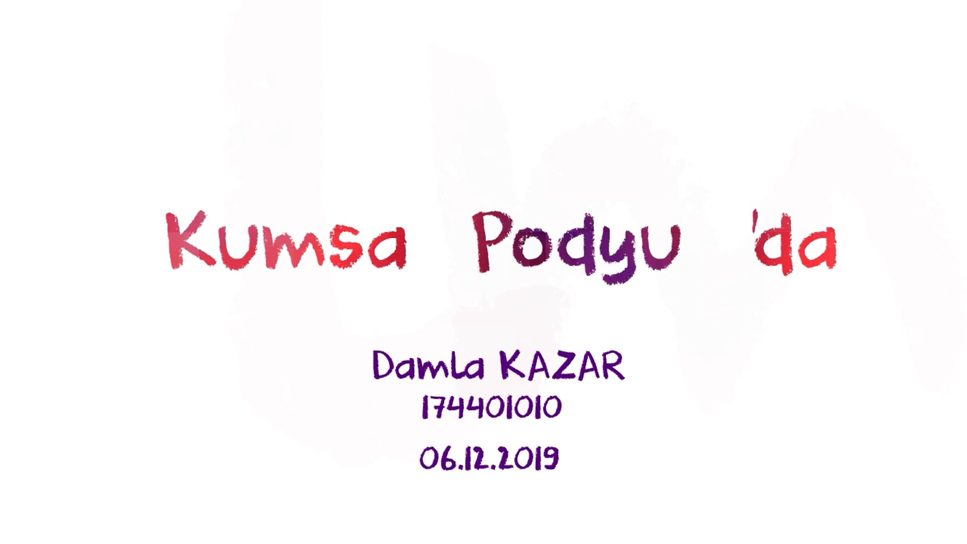 Kumsal Podyumda