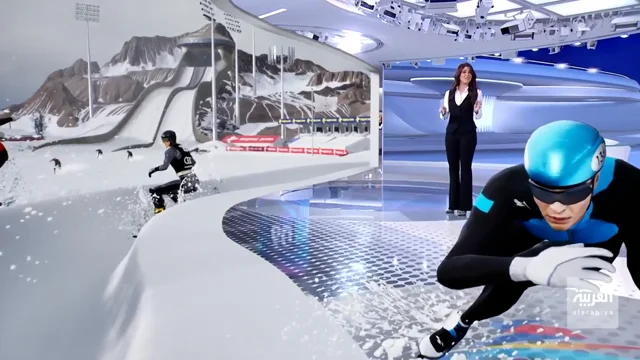 Viz Engine & Unreal Engine - Al Arabiya Hour 60, Winter Olympics 2022
