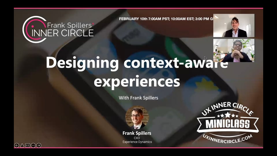 Miniclass: Designing Context-aware experiences