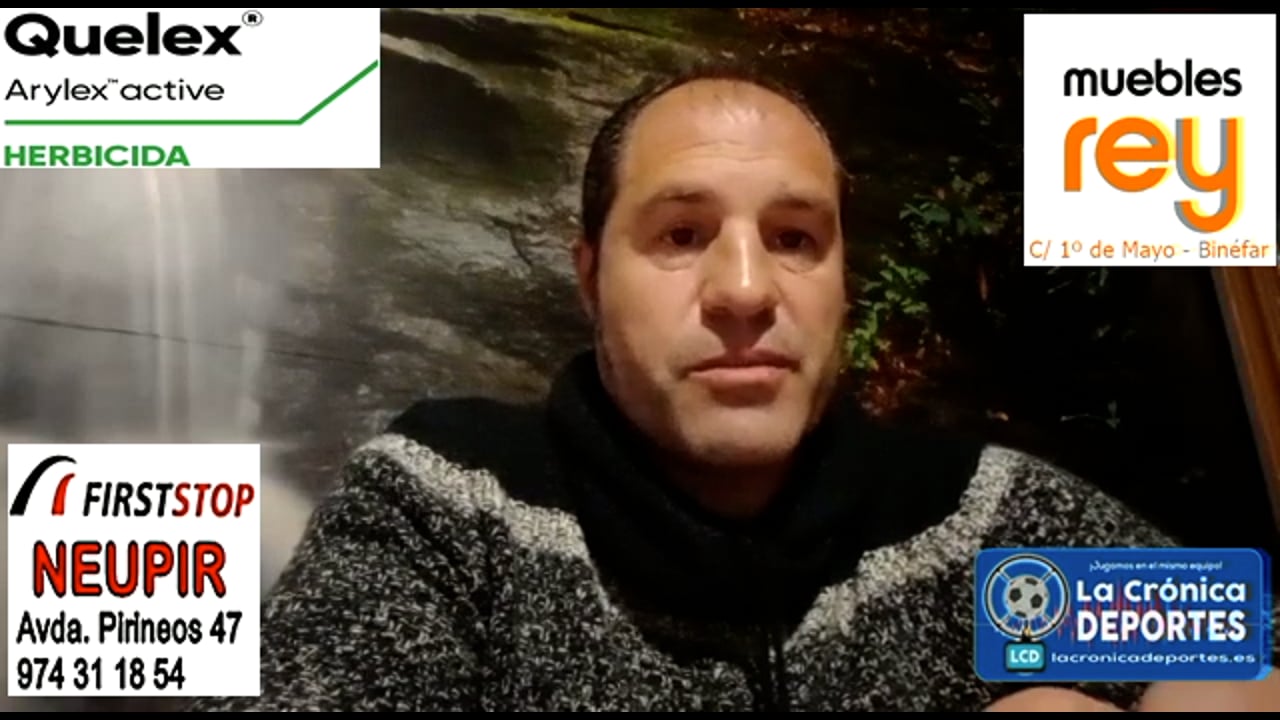 CHELU (Entrenador Ontiñena) CF Ontiñena 1-0 Peñas Sariñena / J 20 / 1ª Regional Gr 2