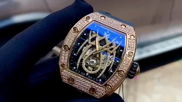 Richard Mille RM 19 01 Spider Diamond RoseGold Case on Vimeo