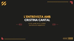 L'Entrevista amb Cristina Cantal - Concurs de fotografia MedFoto
