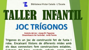 Aquest dissabte taller infantil Trígonos a la Biblioteca