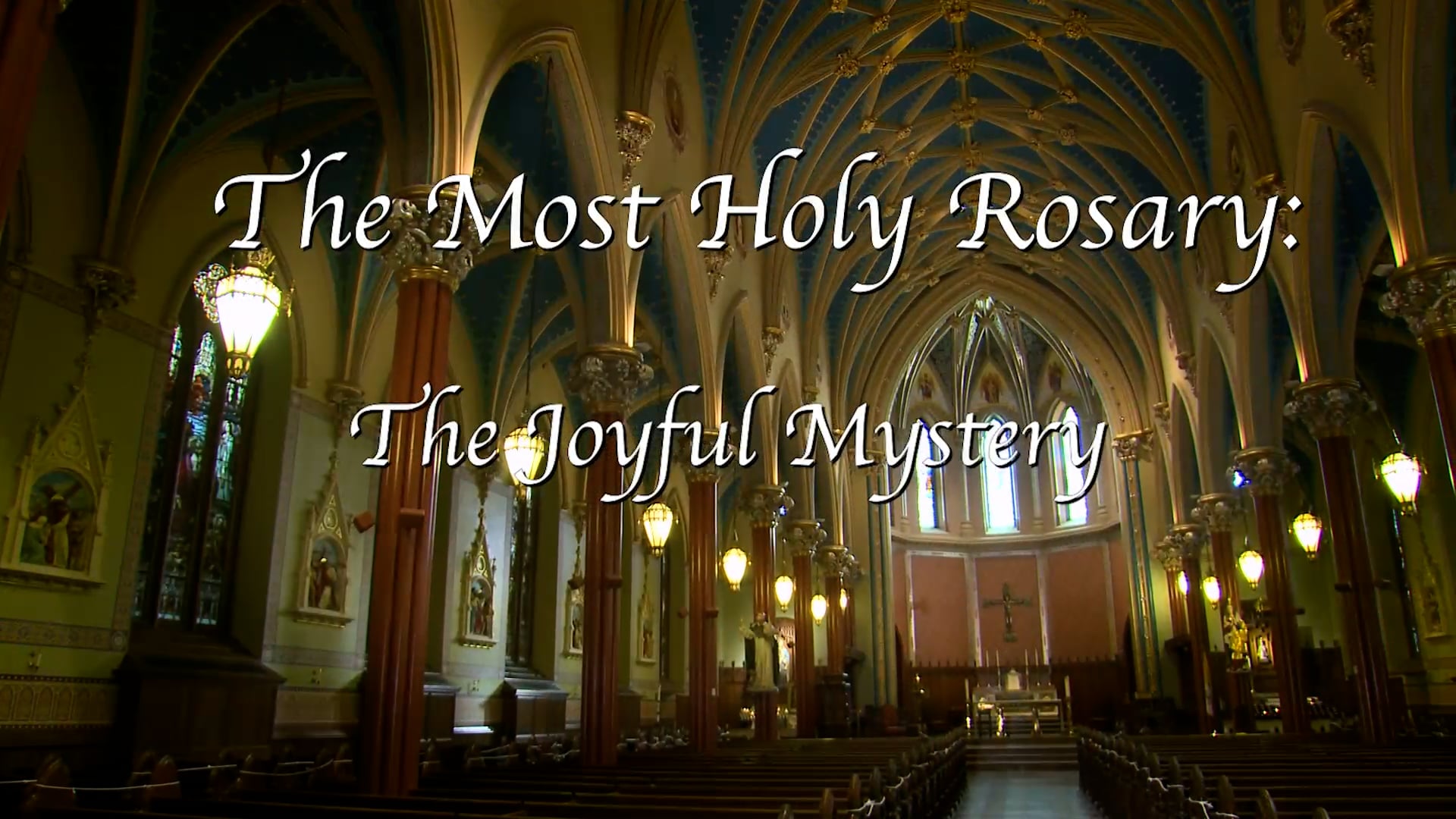The Rosary: The Joyful Mysteries led by Bishop John Barres