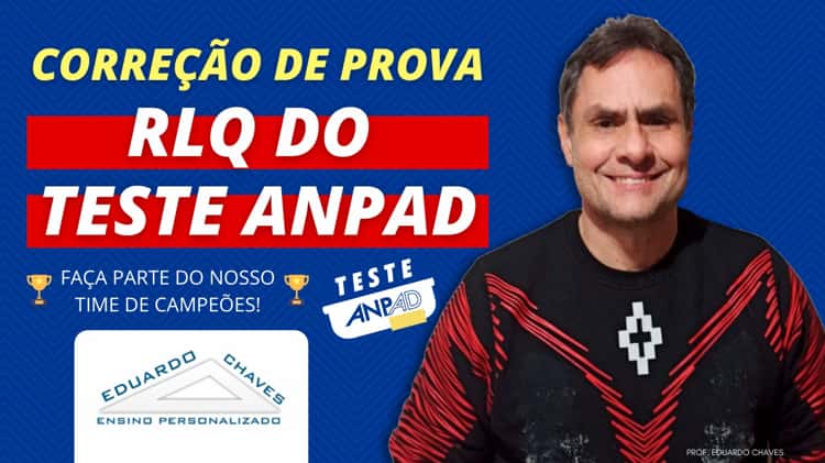 Teste Anpad 2022 - 2023 - Curso de provas ao vivo para a edição de novembro  de 2022