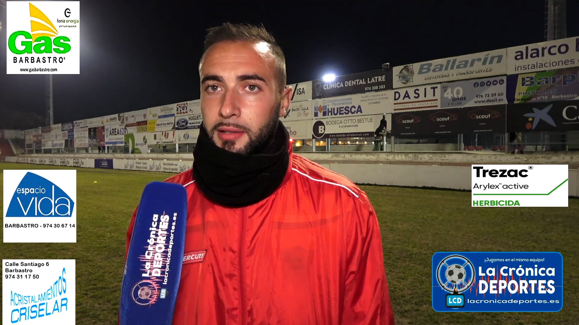 LA PREVIA / UD Barbastro - CF Calamocha / LUCAS ELBAILE (Jugador Barbastro)