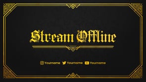 Golden Stream Overlay, a Templates & Theme by StreamSkins (Thumbnail 5 of 5)