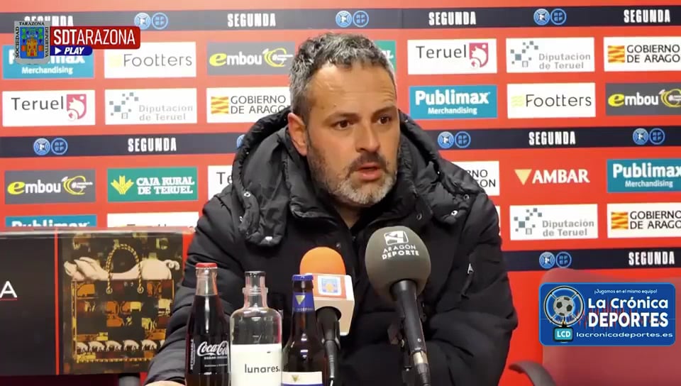 DAVID NAVARRO (Entrenador Tarazona) CD Teruel 1-1 SD Tarazona / J 21 / 2ª RFEF - Grupo 3 / Fuente: Facebook SD Tarazona