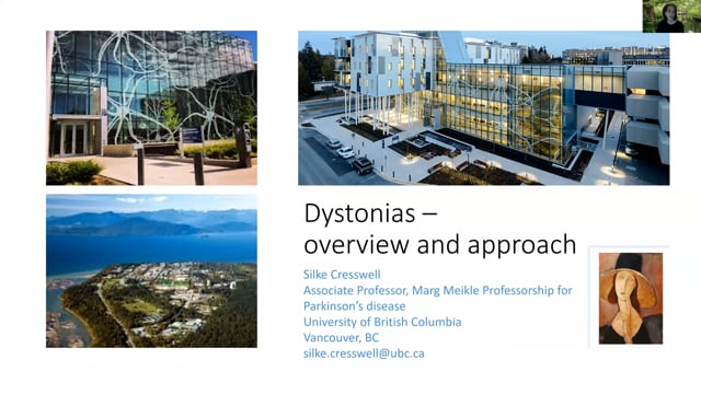 3: Dystionias – Overview and Approach