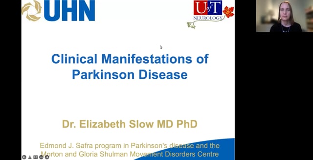 1: Clinical Manifestations of Parkinson’s disease