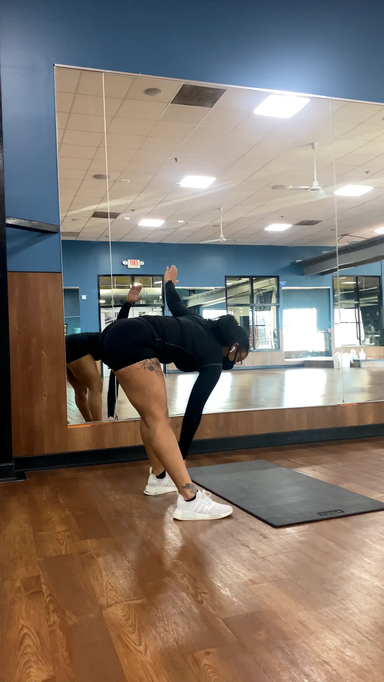 Standing toe touches on Vimeo