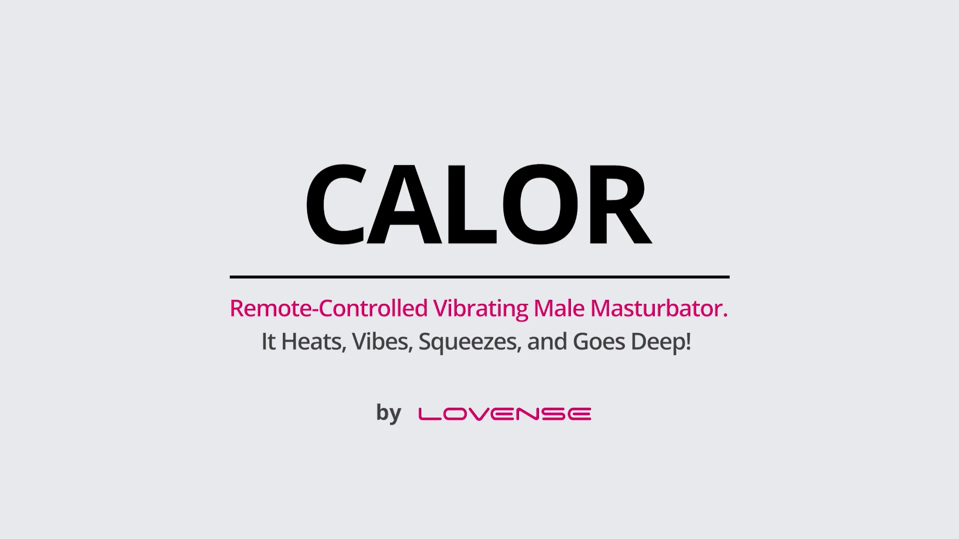 how to masturbate male pornhub Lovense Calor | Sex Toy Store main image 1