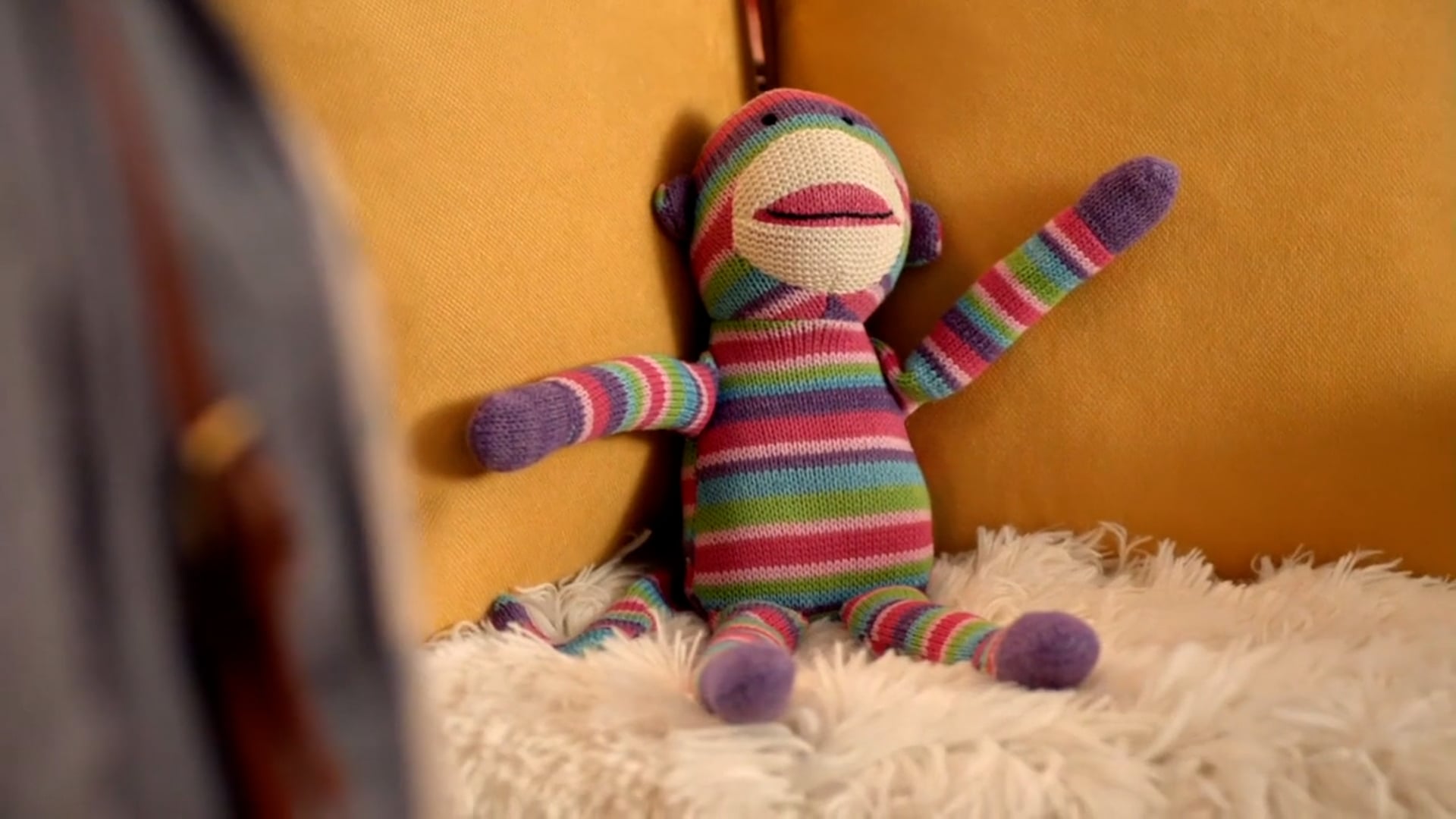 Pier 1 - Rainbow Sock Monkey