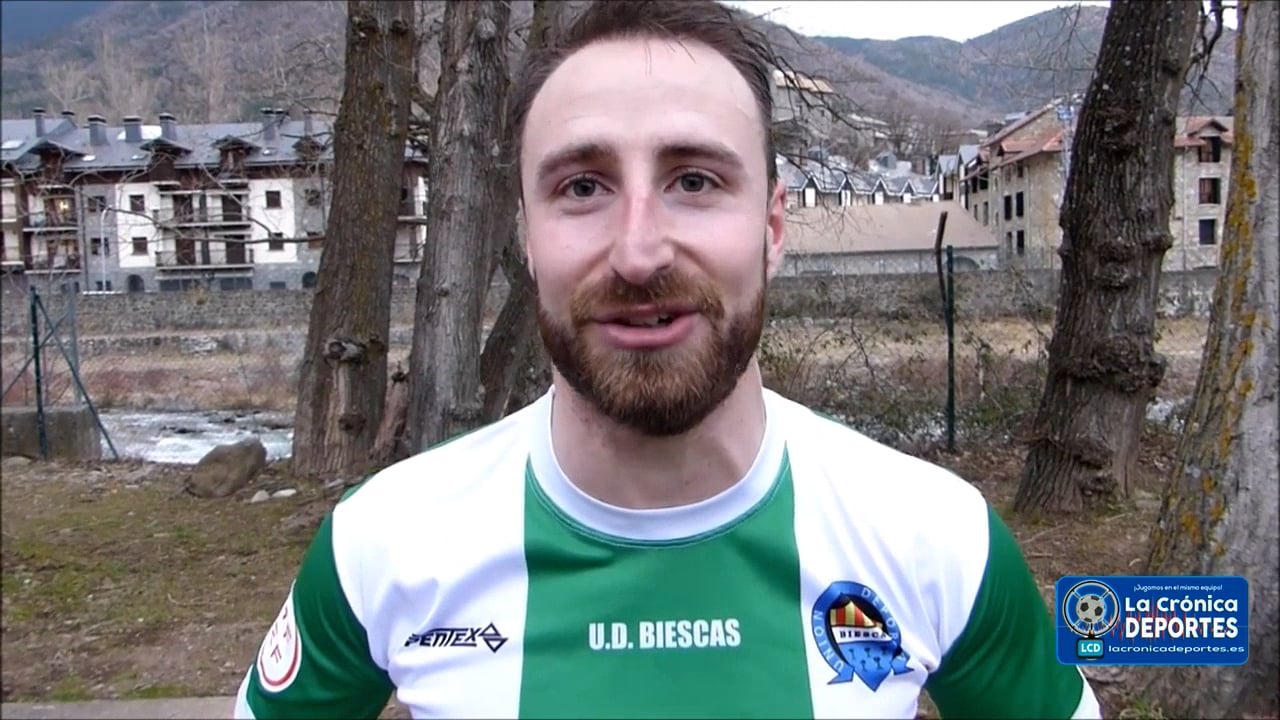 DANIEL MOLANO (Jugador Biescas) UD Biescas 1-0 CD Cuarte / Jornada 23 / 3ª División
