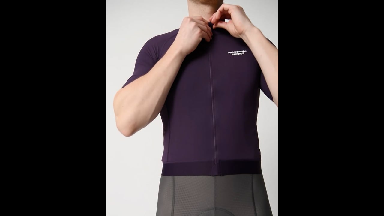 Men's Essential Jersey - Dark Purple - Pas Normal Studios